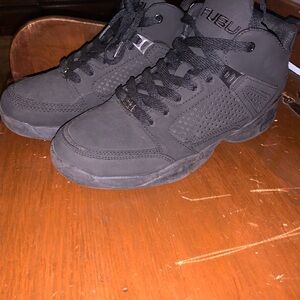 Intel Men's Black High-Top Sneakers